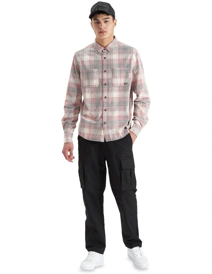 Treshold Casual Long Sleeve Shirt in Renaissance Red Check image 6
