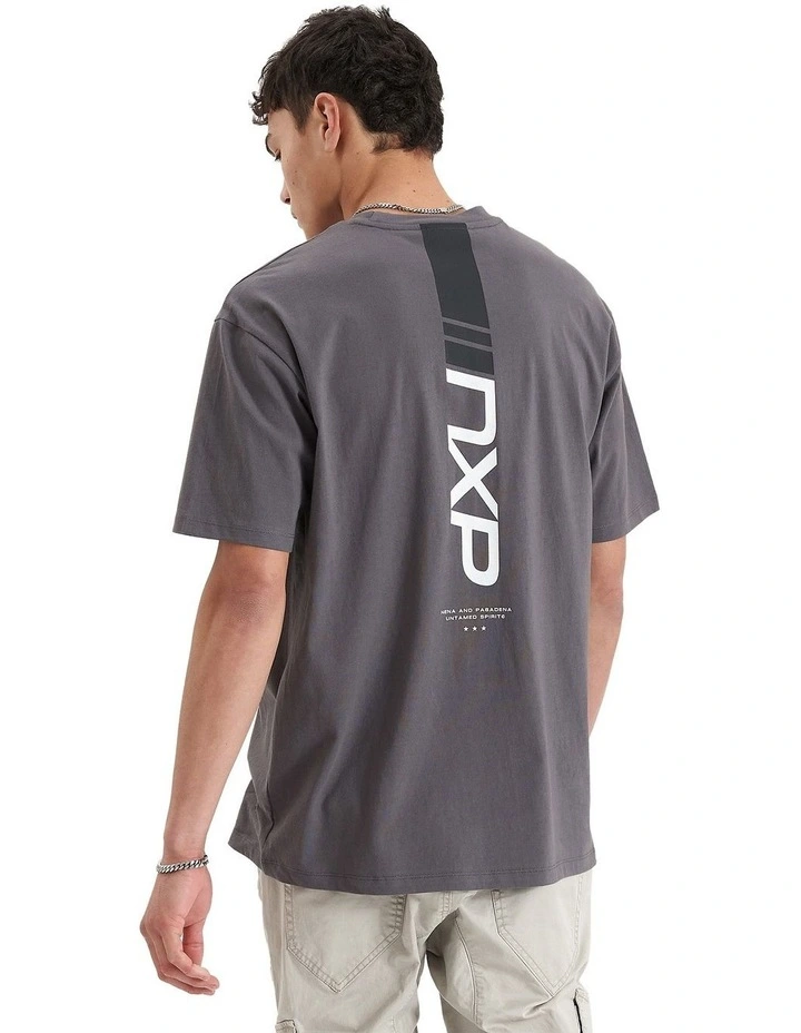 Dynamic Heavy Box Fit Tee in Asphalt image 4