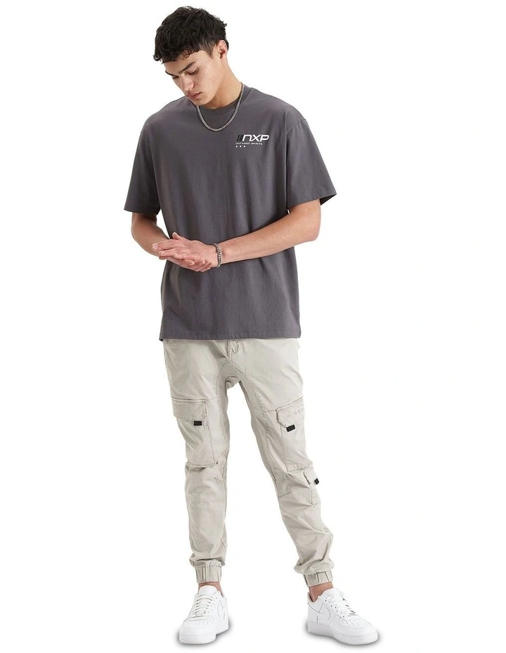 Dynamic Heavy Box Fit Tee in Asphalt image 5