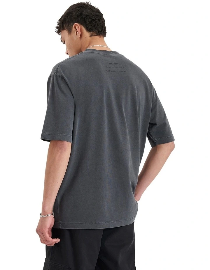Doric Heavy Oversized Tee in Grey image 2