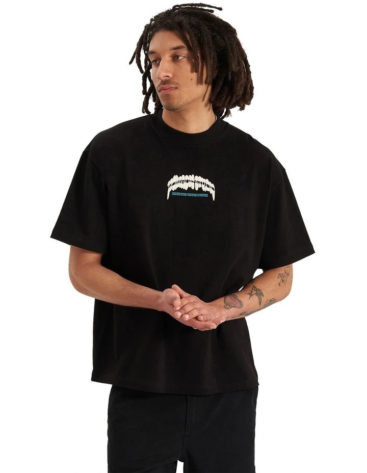 Florist Street Tee in Jet Black image 1