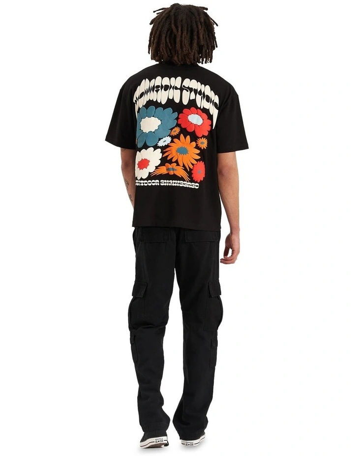 Florist Street Tee in Jet Black image 2