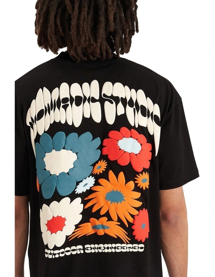 Florist Street Tee in Jet Black image 4