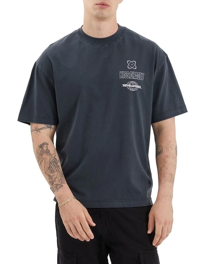 Revelation Street Tee in Pigment Anthracite B image 1