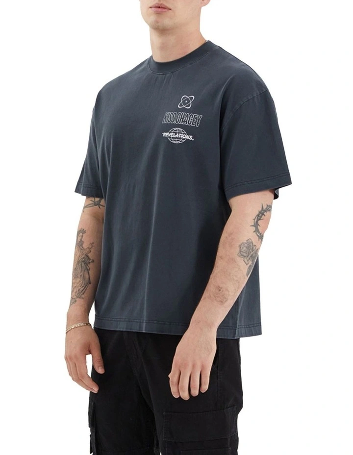 Revelation Street Tee in Pigment Anthracite B image 3