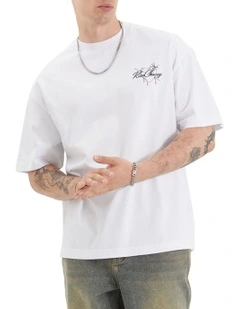 Sartell Street Tee in Optical White