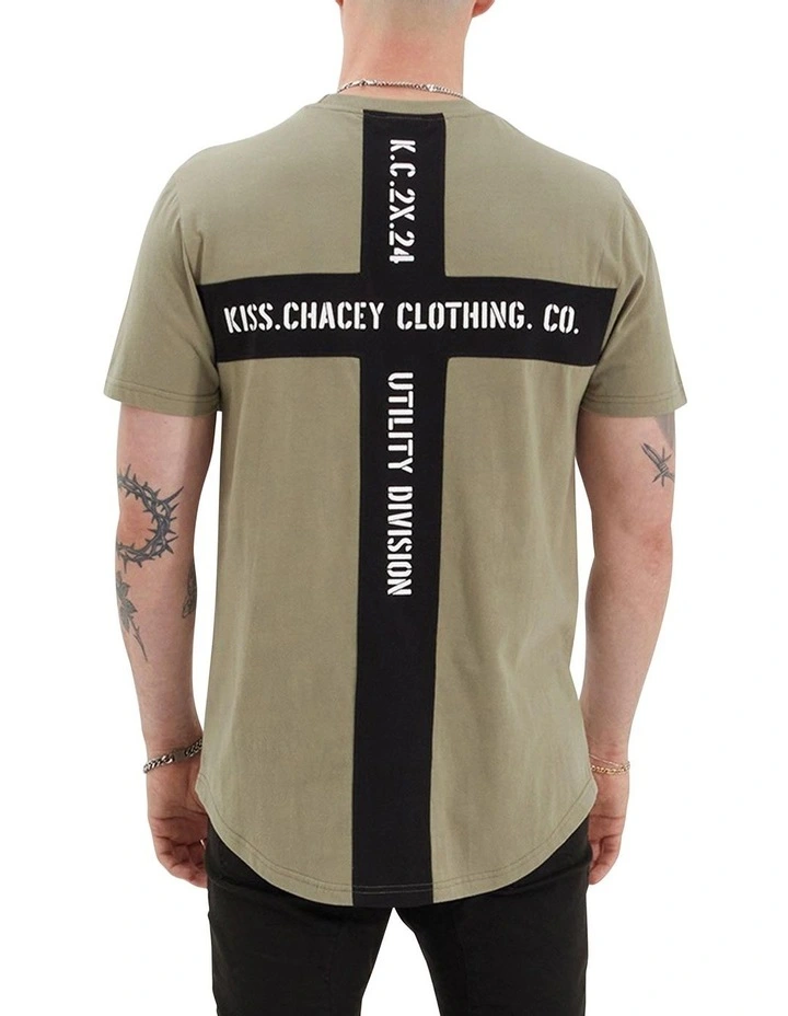Amery Tee in Khaki/Black image 1