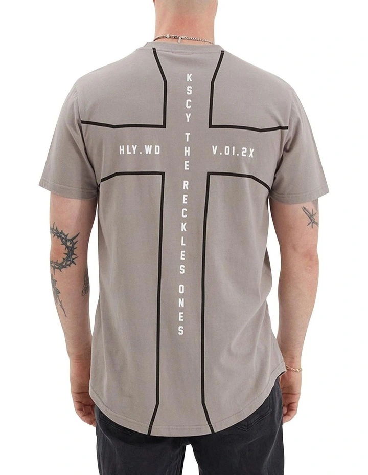Peipus Dual Curved Tee in Driftwood image 1