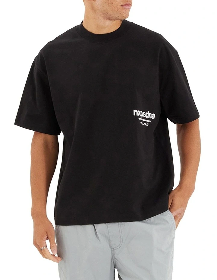 Contagent Street Tee in Jet Black image 1