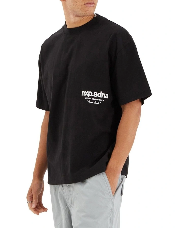 Contagent Street Tee in Jet Black image 3