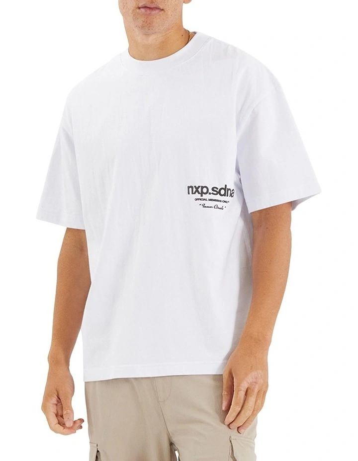 Contagent Street Tee in Optical White image 1