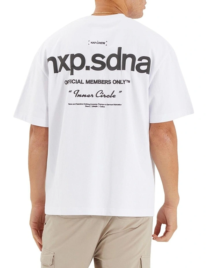 Contagent Street Tee in Optical White image 2