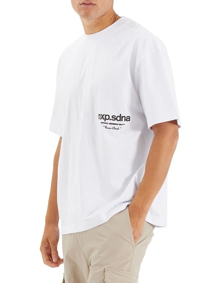 Contagent Street Tee in Optical White image 3