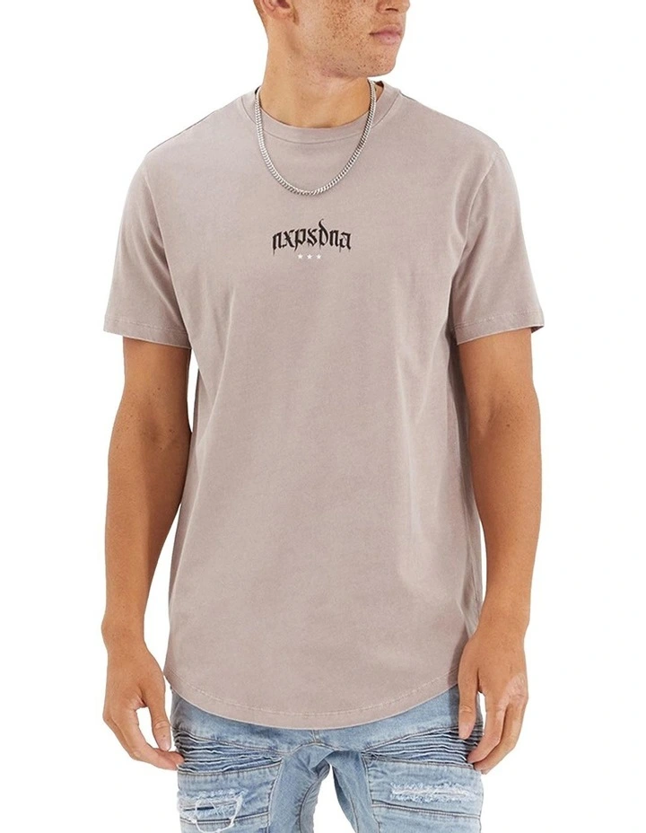 Nena & Pasadena Prime Dual Curved Tee in Grey | MYER