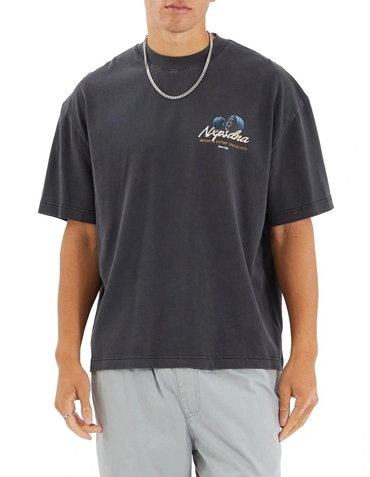 Quadrant Street Tee in Black image 1
