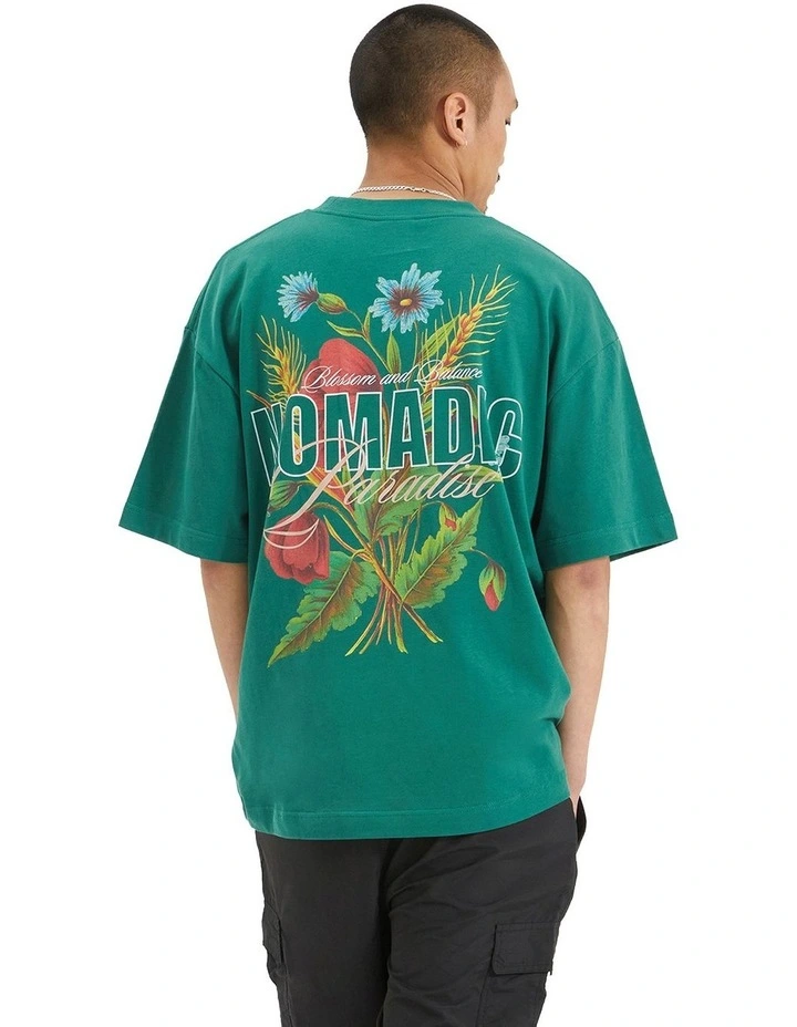 Blossom Tee in Garden Green image 1