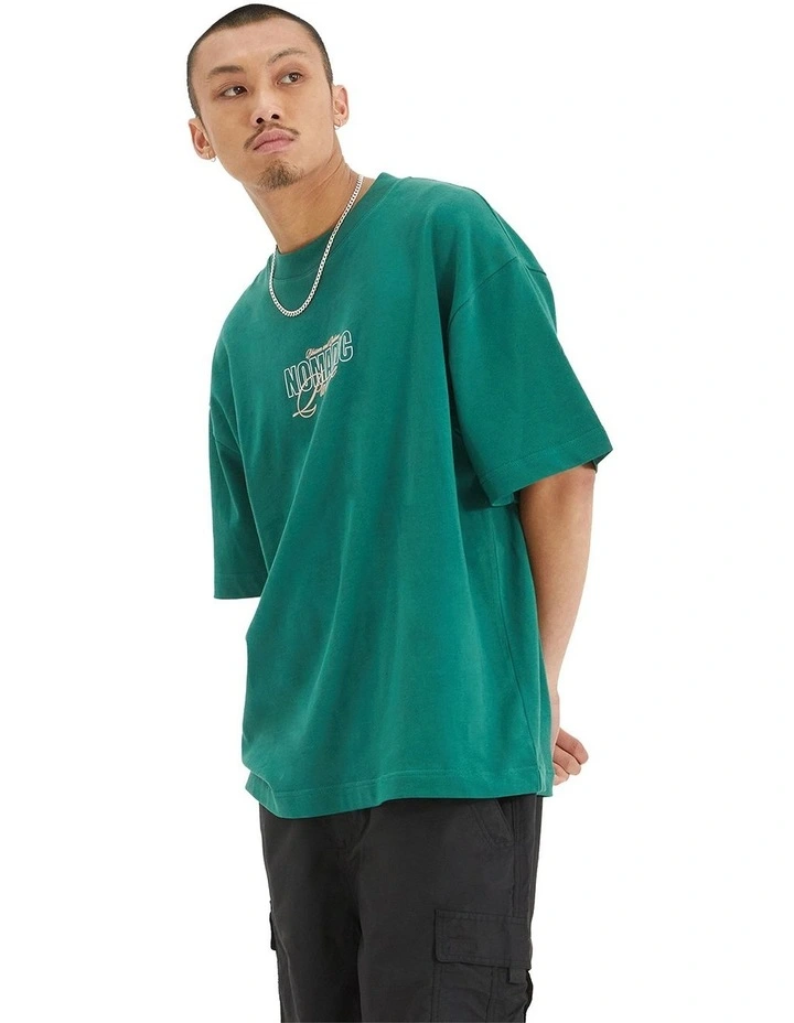 Blossom Tee in Garden Green image 4