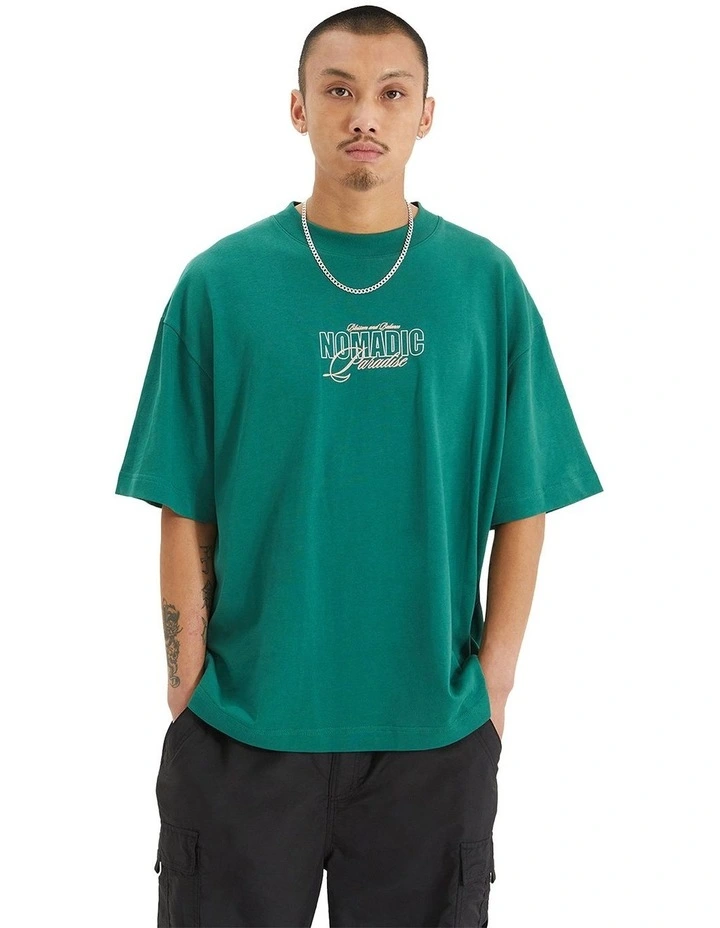 Blossom Tee in Garden Green image 7