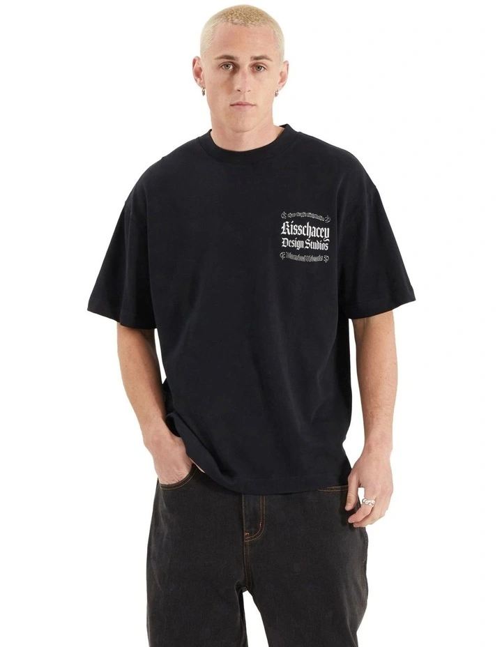 Machine Street Tee in Black image 1