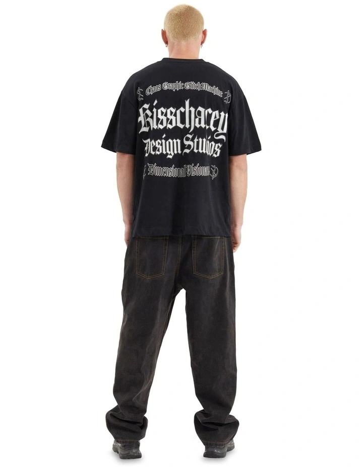 Machine Street Tee in Black image 5