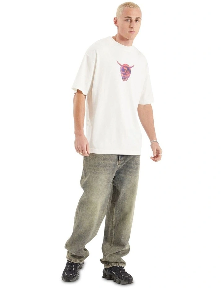 Mask Street Tee in White image 3