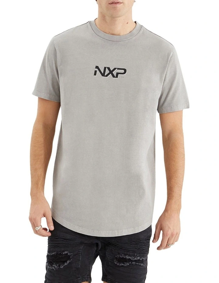 Nena & Pasadena Belize Dual Curved Tee in Grey | MYER