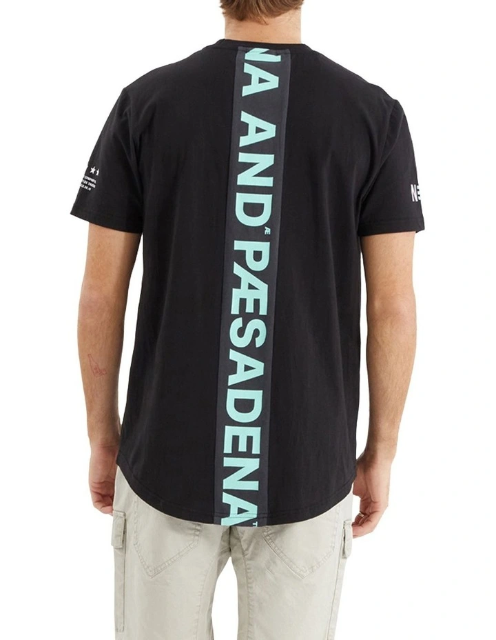 Extension Dual Curved Tee in Black image 1