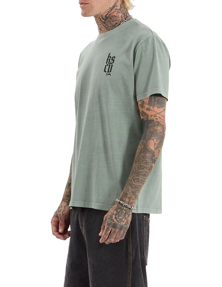 Defiant Standard Tee in Pigment Slate Grey image 3
