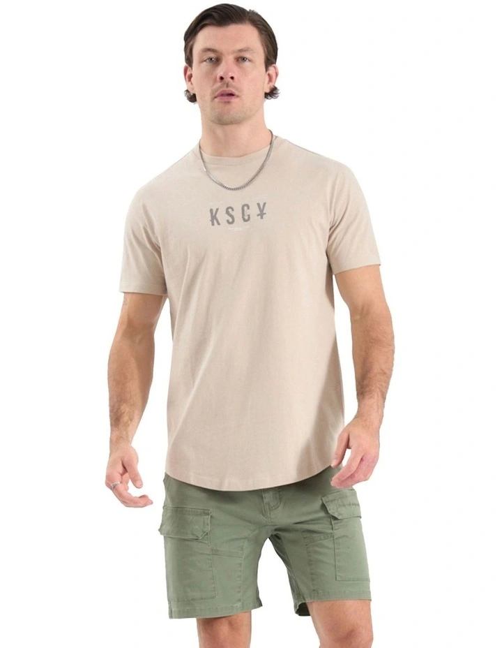 Every Hero Dual Curved Tee in Brown image 2