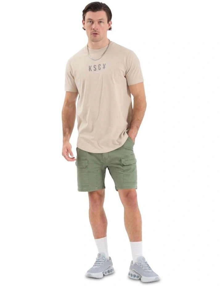 Every Hero Dual Curved Tee in Brown image 3