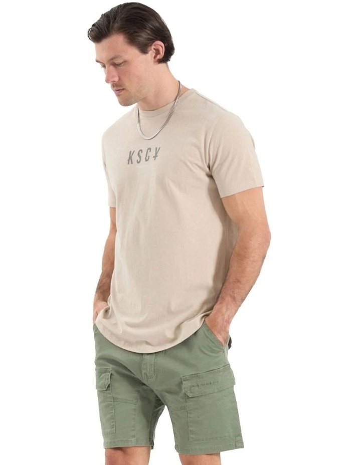 Every Hero Dual Curved Tee in Brown image 4