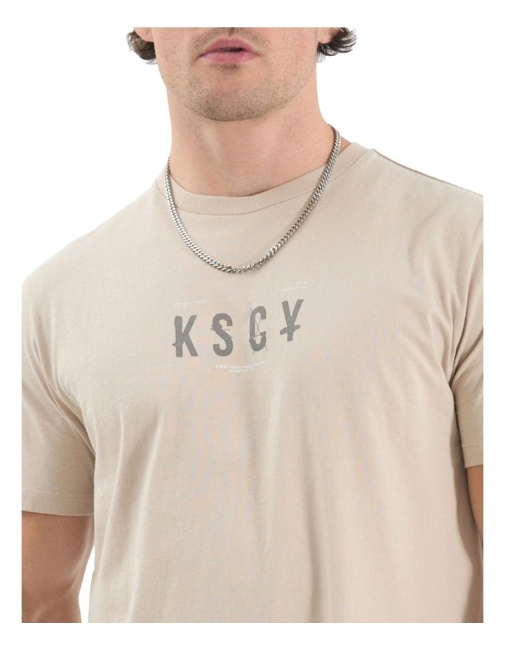 Every Hero Dual Curved Tee in Brown image 6