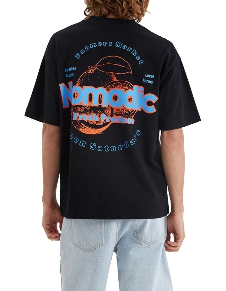 Lima Street Tee in Jet Black image 2