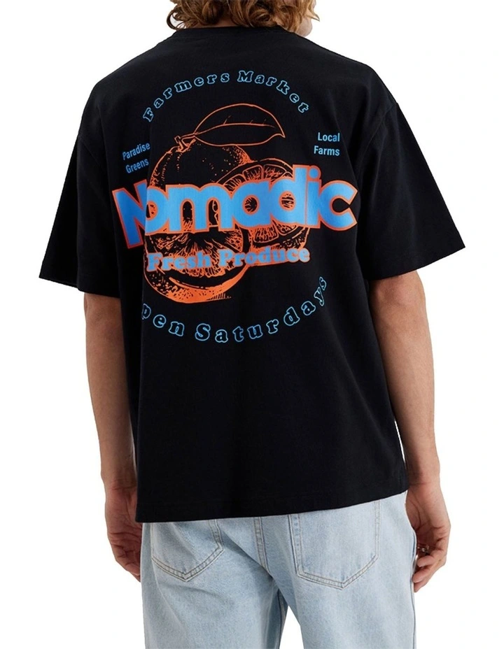 Lima Street Tee in Jet Black image 3