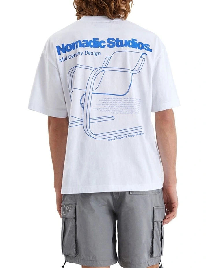 Tessa Street Tee in White image 1
