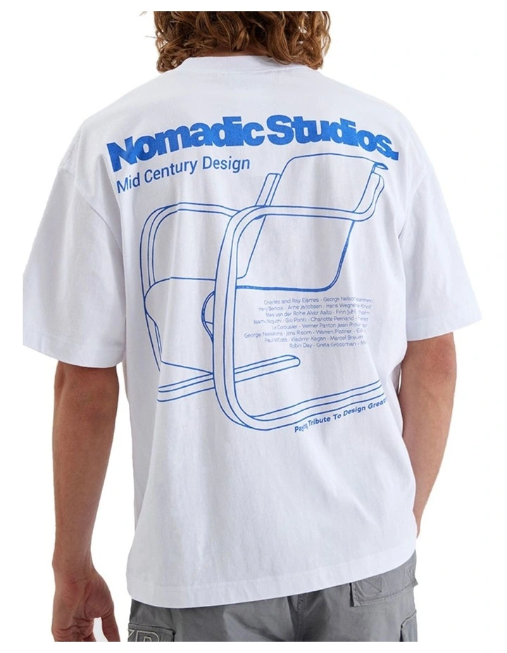 Tessa Street Tee in White image 3