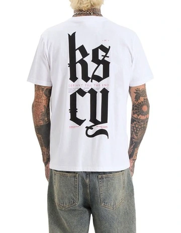 Defiant Standard Tee in White