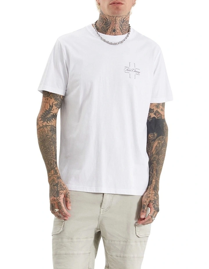 Surround Standard Tee in Optical White image 2
