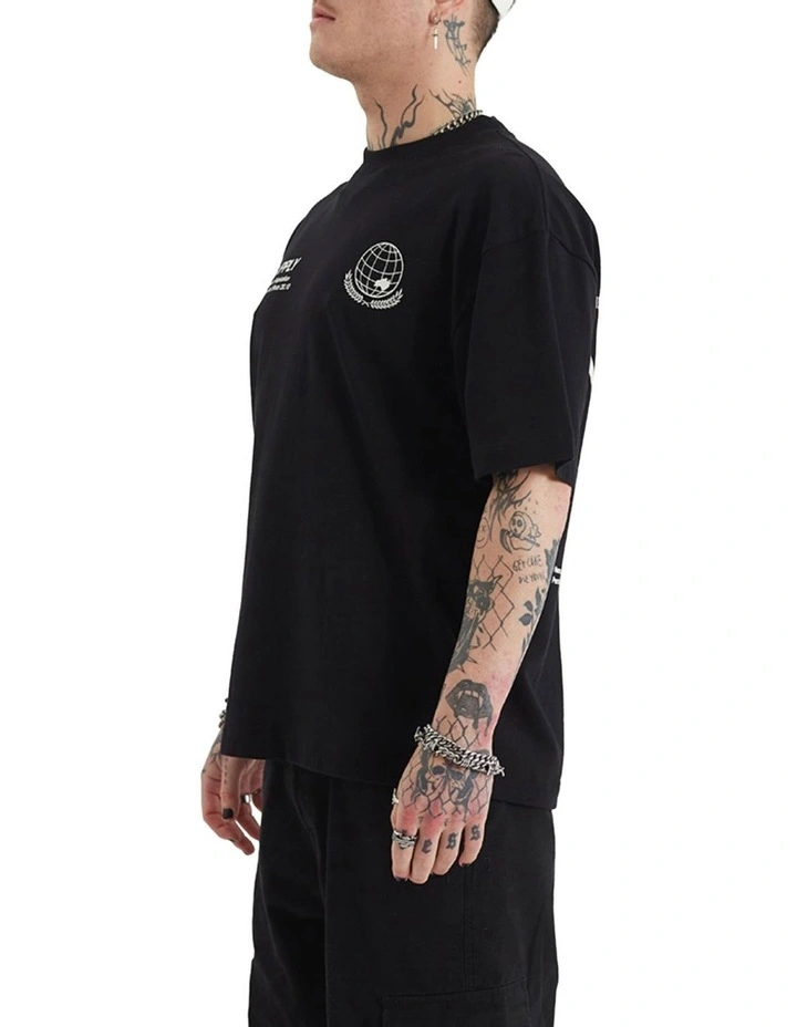 Tackle Street Tee in Jet Black image 3