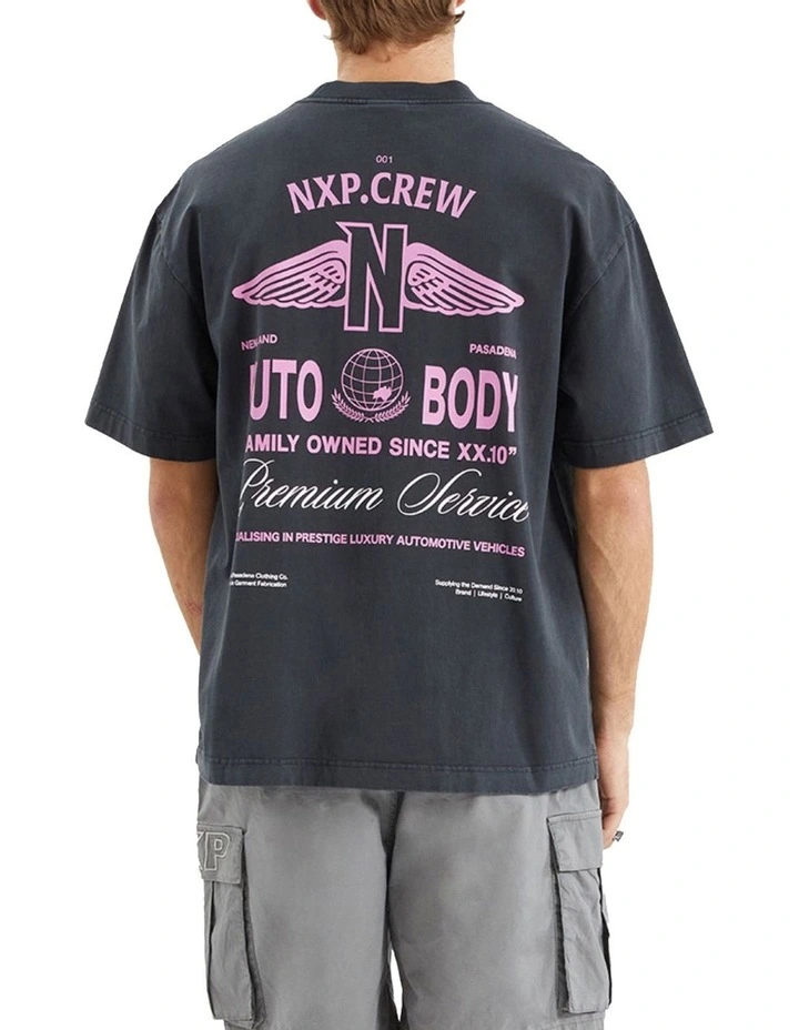 Steed Street Tee in Pigment Black image 1