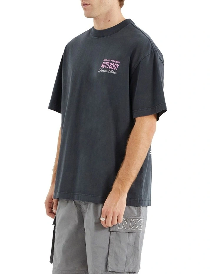 Steed Street Tee in Pigment Black image 3