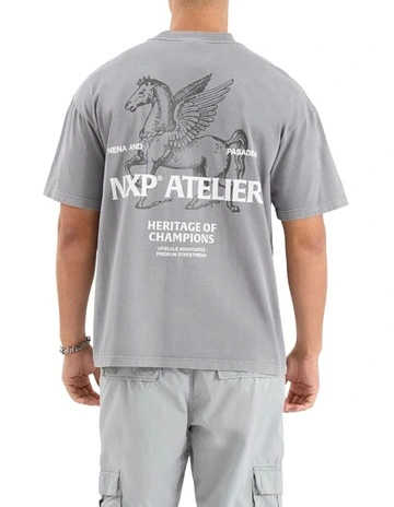 Heritage Raptor Tee in Grey