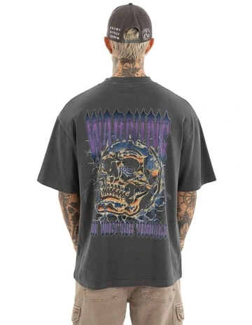Healers Street Tee in Grey