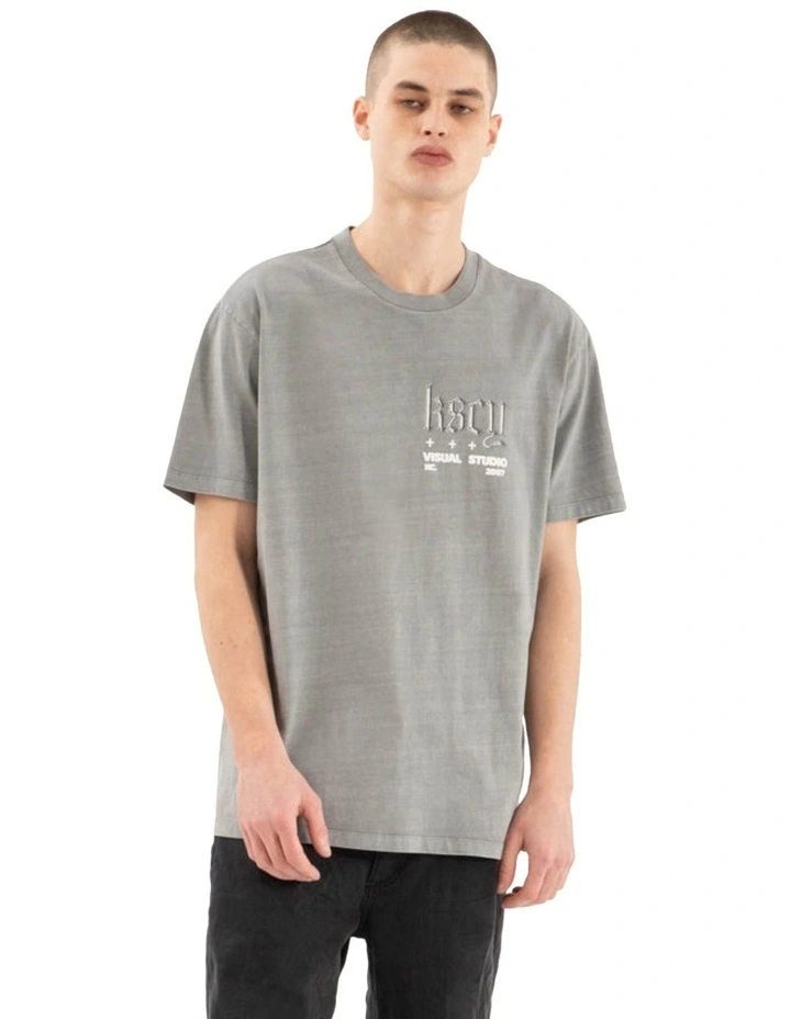 Entangled Relaxed Tee in Grey image 2