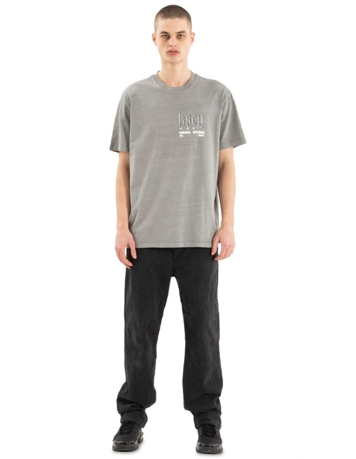 Entangled Relaxed Tee in Grey image 3