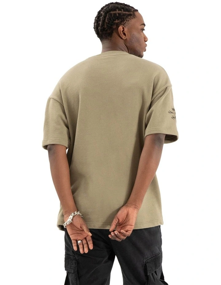 Captain Loopback Raptor Tee in Green image 6