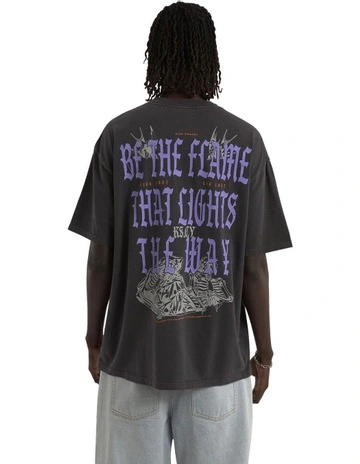 Torch Box Fit Tee in Black