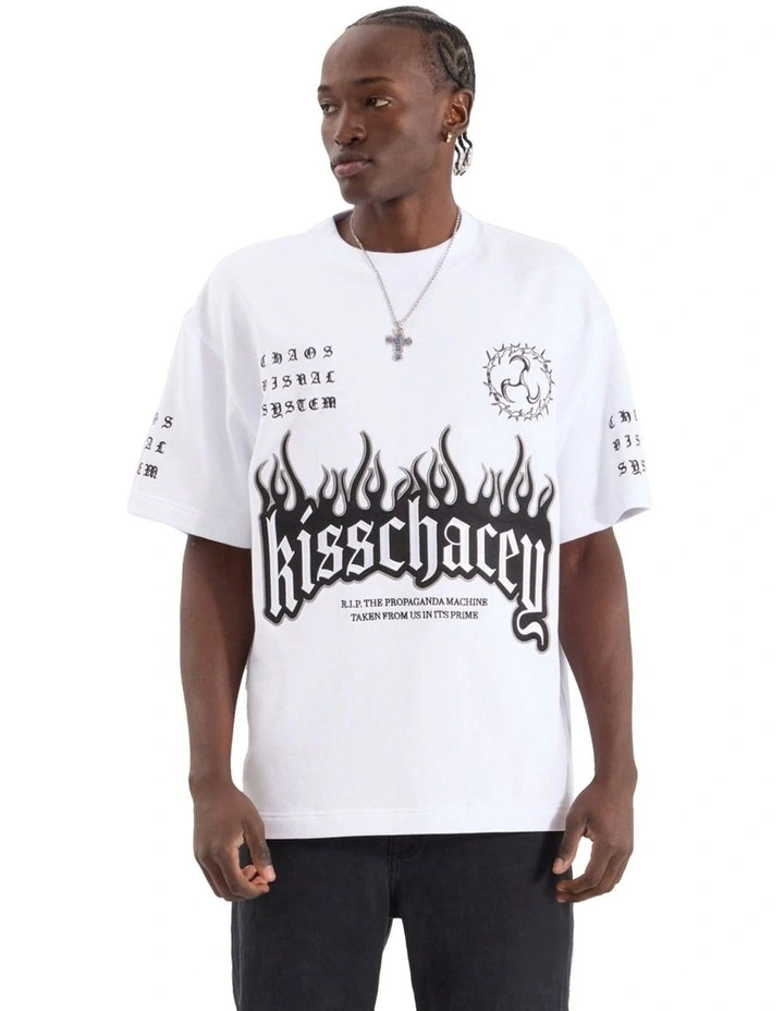 System Loopback Street Tee in White image 2