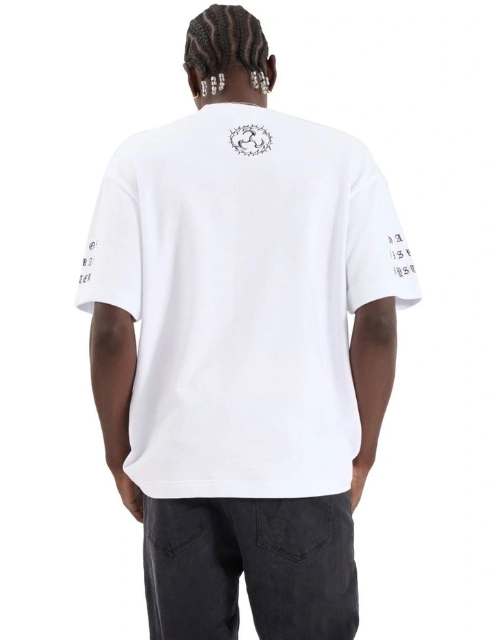 System Loopback Street Tee in White image 3