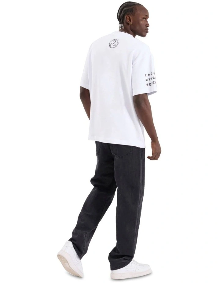 System Loopback Street Tee in White image 5